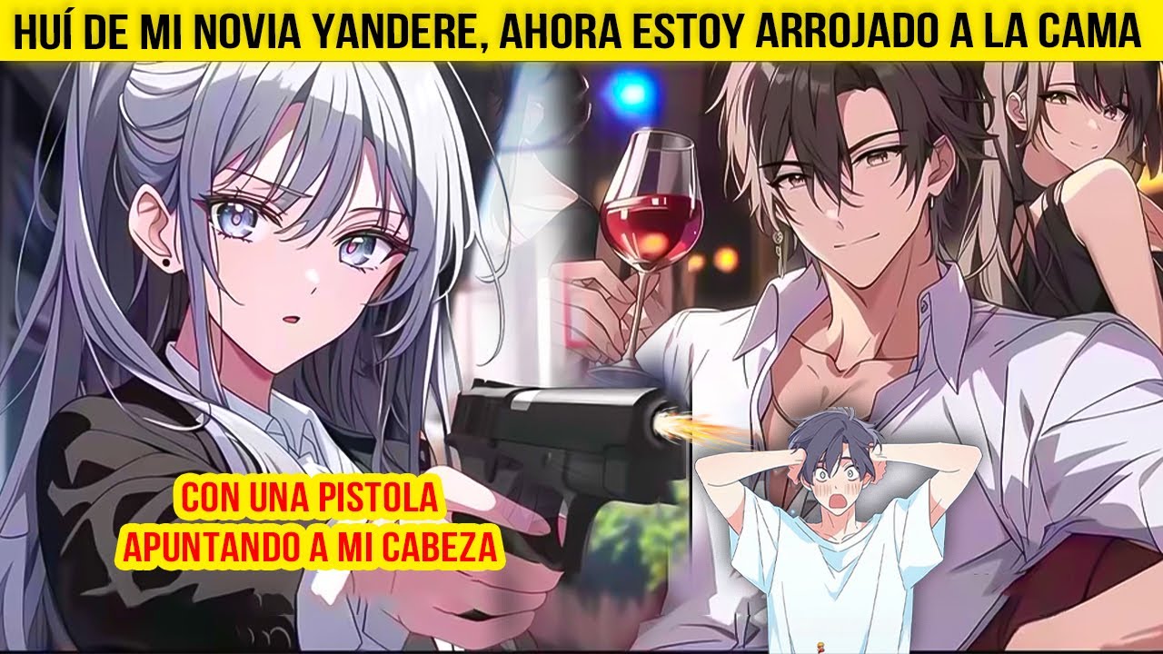 Huí de Mi Novia YANDERE, Ahora Estoy ARROJADO a la Cama con una PISTOLA Apuntando a Mi Cabeza