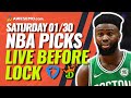 NBA DFS PICKS: DRAFTKINGS & FANDUEL LINEUPS & LATE NEWS | SATURDAY 1/30/21