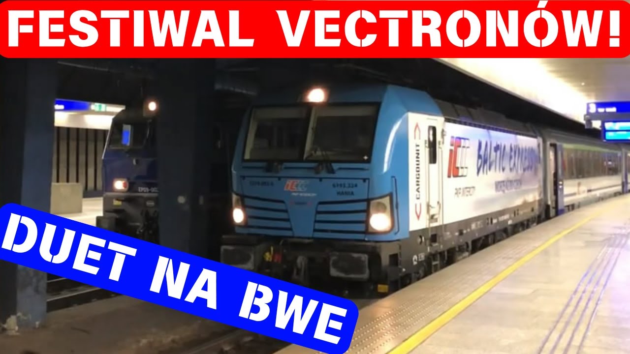 Pociągi Warszawa Centralna. Super lokomotywy!!!