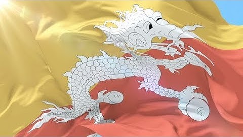 Bhutan Flag Waving at Wind | Motion Graphics - Videohive template