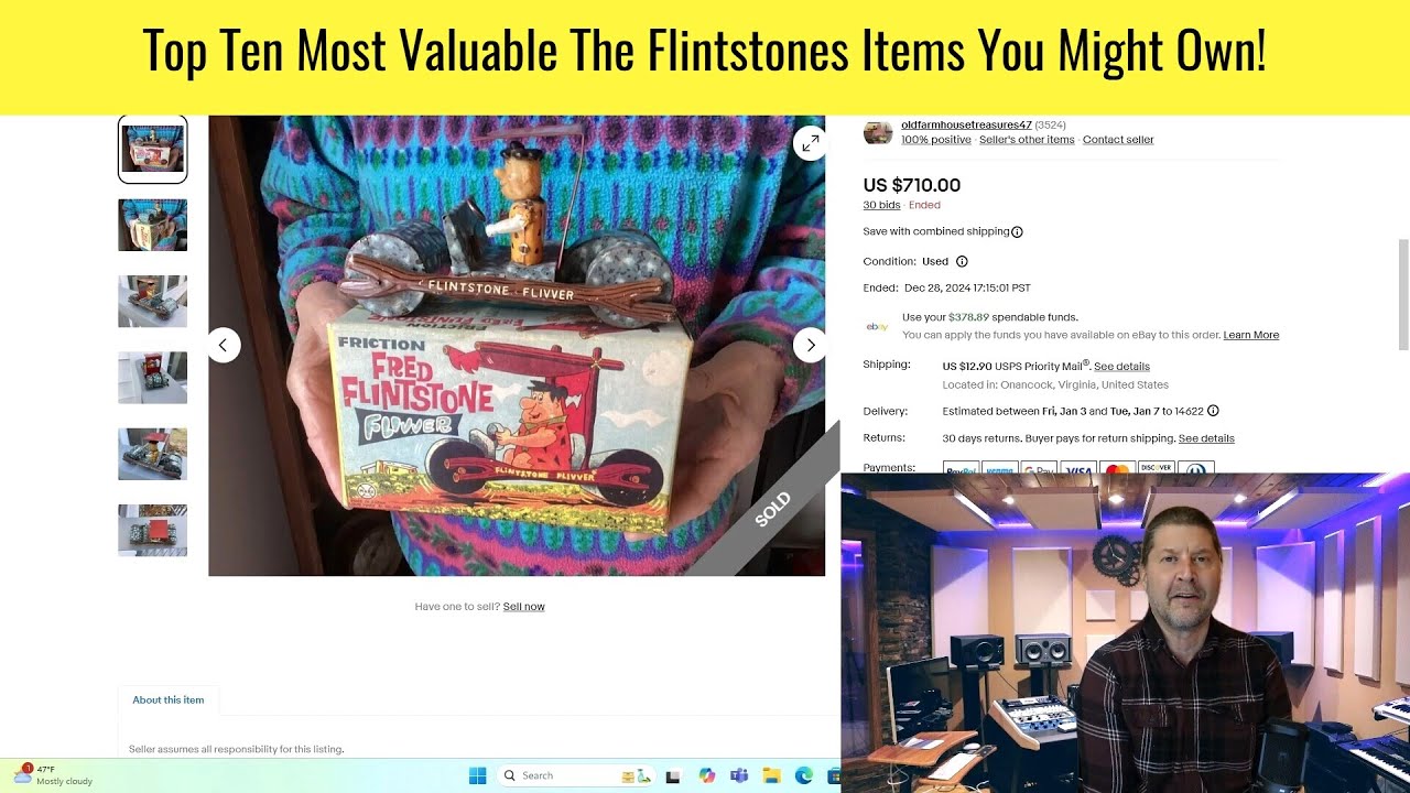 The Top Ten The Flintstones Items You Might Own - YouTube