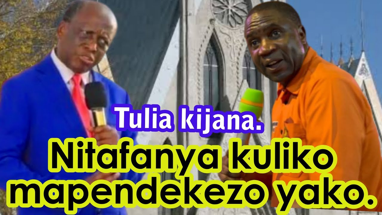 Magembe amjibu Mbarikiwa kwa kutoa tamko kali la utakavyokuwa utaratibu wa kanisa lake