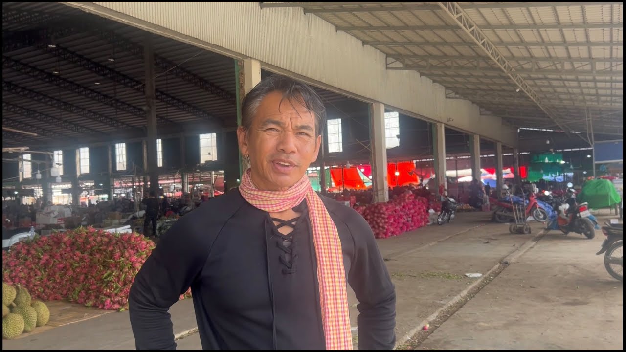 whole sale supermarket  Phou puy at Ou Char,Battambang     ផ្សារភូពុយ នៅបាត់ដំបង់