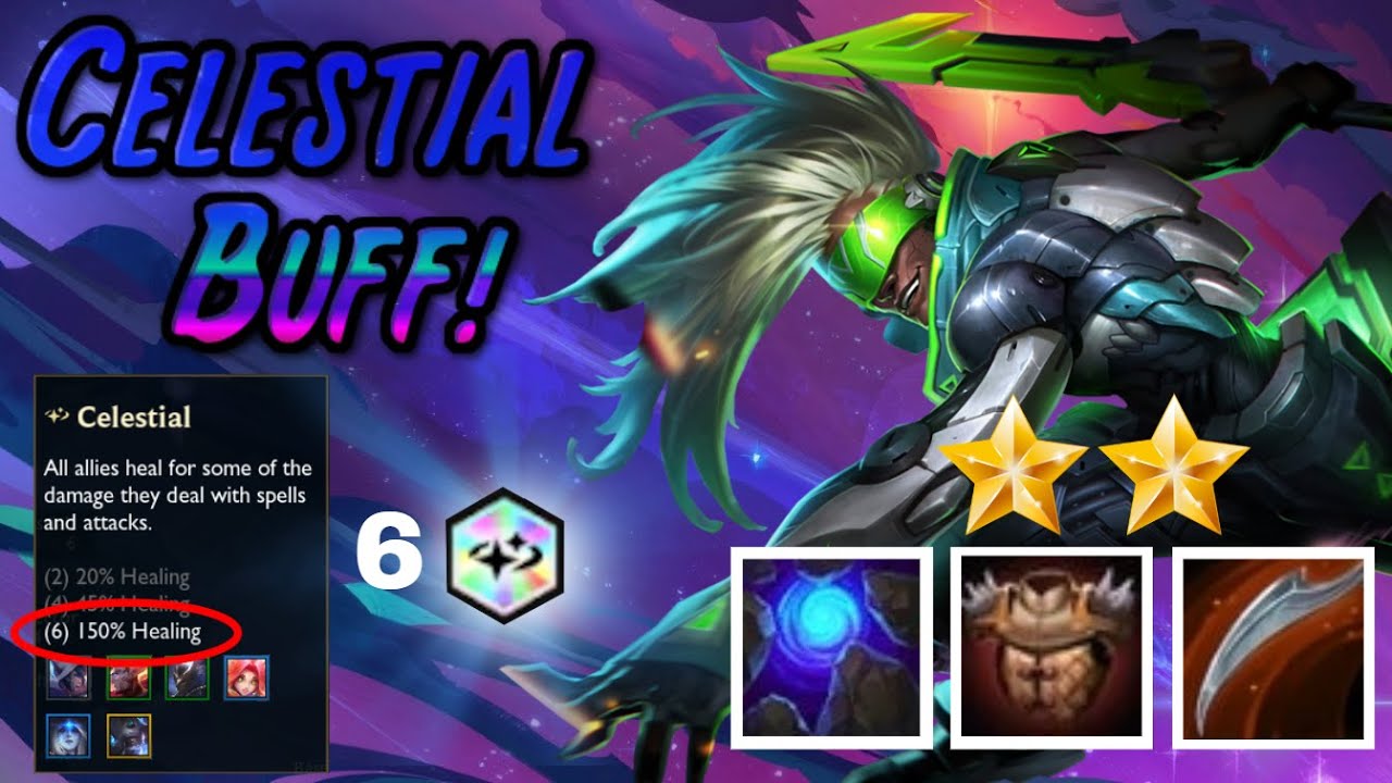 CELESTIAL 150% HEAL! W/ EKKO is INSANE  | TFT 10.14 | Teamfight Tactics Galaxies | PBE