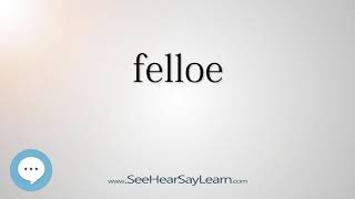 felloe - Smart & Obscure English Words Defined 🗣🔊