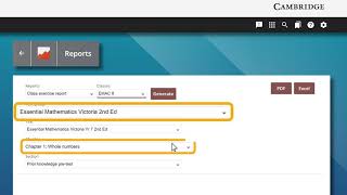 How to create a class report