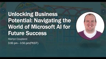 Unlocking Business Potential: Navigating the World of AI for Future Success  -  Martyn Coupland