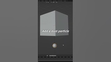Make dust in blender in under 1 minute | Blender Basics