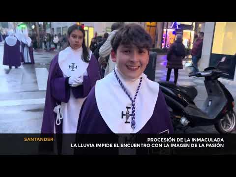 Semana Santa 2025 Procesi&oacute;n del encuentro en Santander