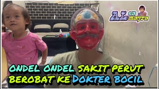 Alea Jadi Dokter Obatin Papah Ondel Ondel Yang Sakit Perut Aleyra Kids Family