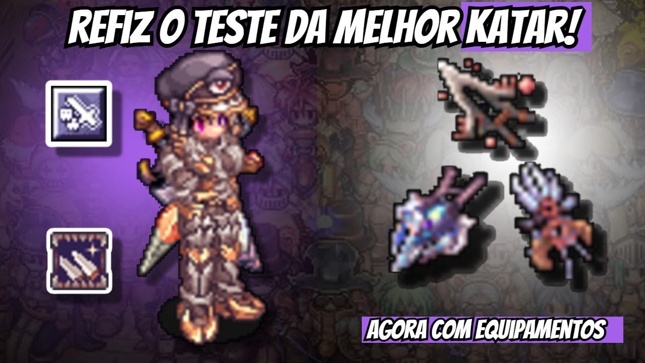 TESTEI AS 3 MELHORES KATAR PARA GX -  [TESTE REFEITO COM MULTIPLICADORES] 