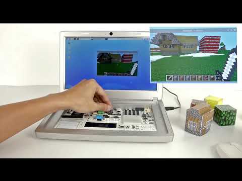 What can CrowPi2 do? │Craft buildings on Minecraft.
