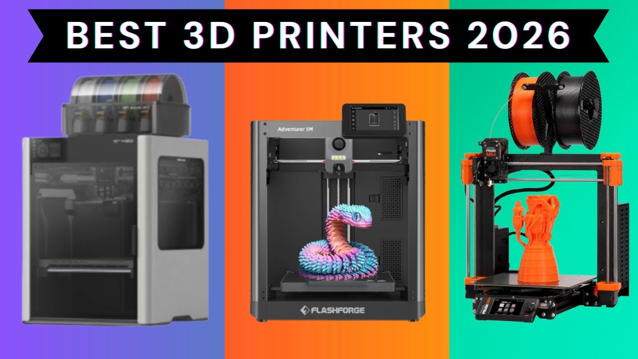 ✅ Лучшие 3D-принтеры 2026 года - Обзоры 10 лучших 3D-принтеров