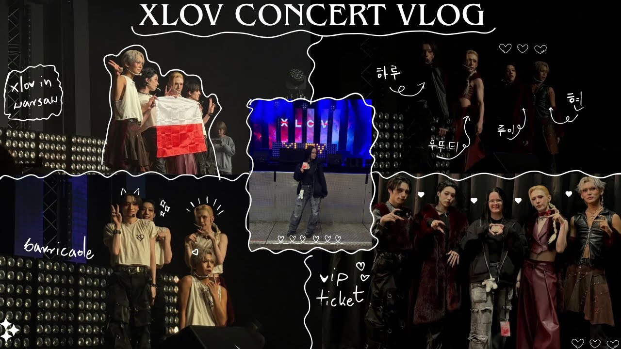 XLOV CONCERT in warsaw vlog 💋 vip experience, fansign, barricade and yapping