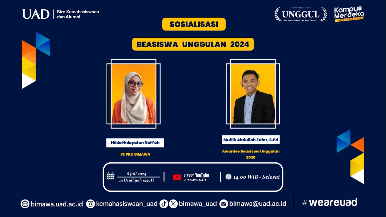 Sosialisasi Beasiswa Unggulan 2024
