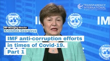 IMF anti-corruption efforts in times of Covid-19 | Part 1