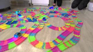 Twister Trax Bump-n-Go 13.5' Glow in the Dark Set w/ 2 Splitters with Stacey Stauffer