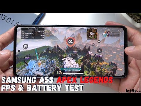 Samsung Galaxy A53 Apex Legends Gaming test | Exynos 1280, 120Hz Display