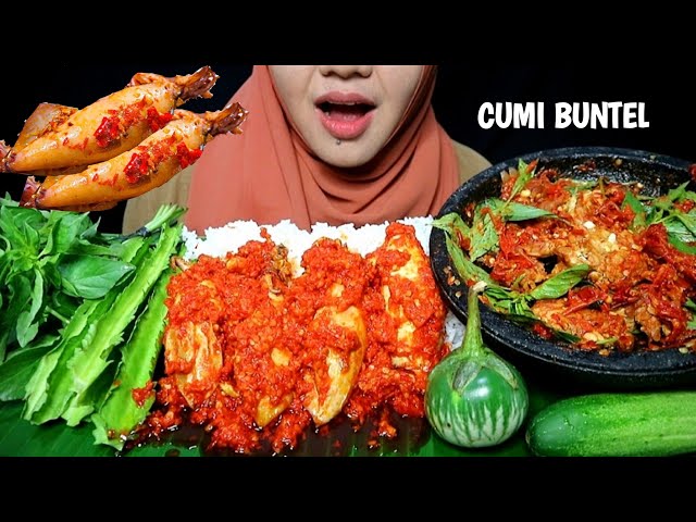 CUMI BUNTEL, TEMPE PENYET  .. !! LALAPAN MENTAH