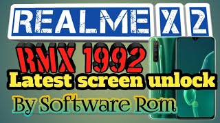 Realme x2 1992 format pin screen lock patren frp done by softwarerom screenshot 5