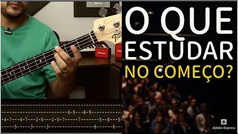 O que estudar para tocar baixo?