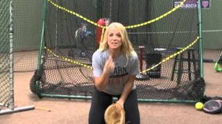 Full Softball tips on the blocking the ball with Jen Schroeder Guide