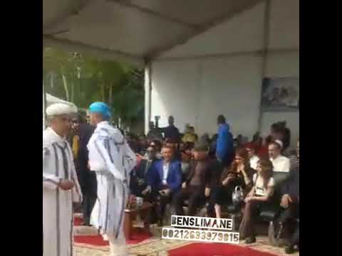 الشرقي حنيف عبيدات الرمى بمهرجان الفكاهة ببنسليمان
