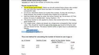 Earnings Per Share (EPS) IAS 33 Part 1 in Amharic