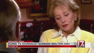 Barbara Walters, trailblazing TV journalist, dies at 93