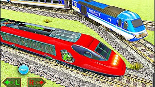 City Train Driving simulator 2021: Free Train Game - Level 9 screenshot 4