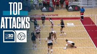 Top Attacks of the Day | Big Ten Volleyball | 09/04/2025