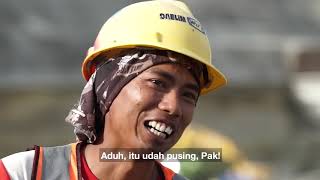 Inilah Tenaga Kerja Konstruksi Indonesia yang Bersertifikat dan Berdaya Saing.