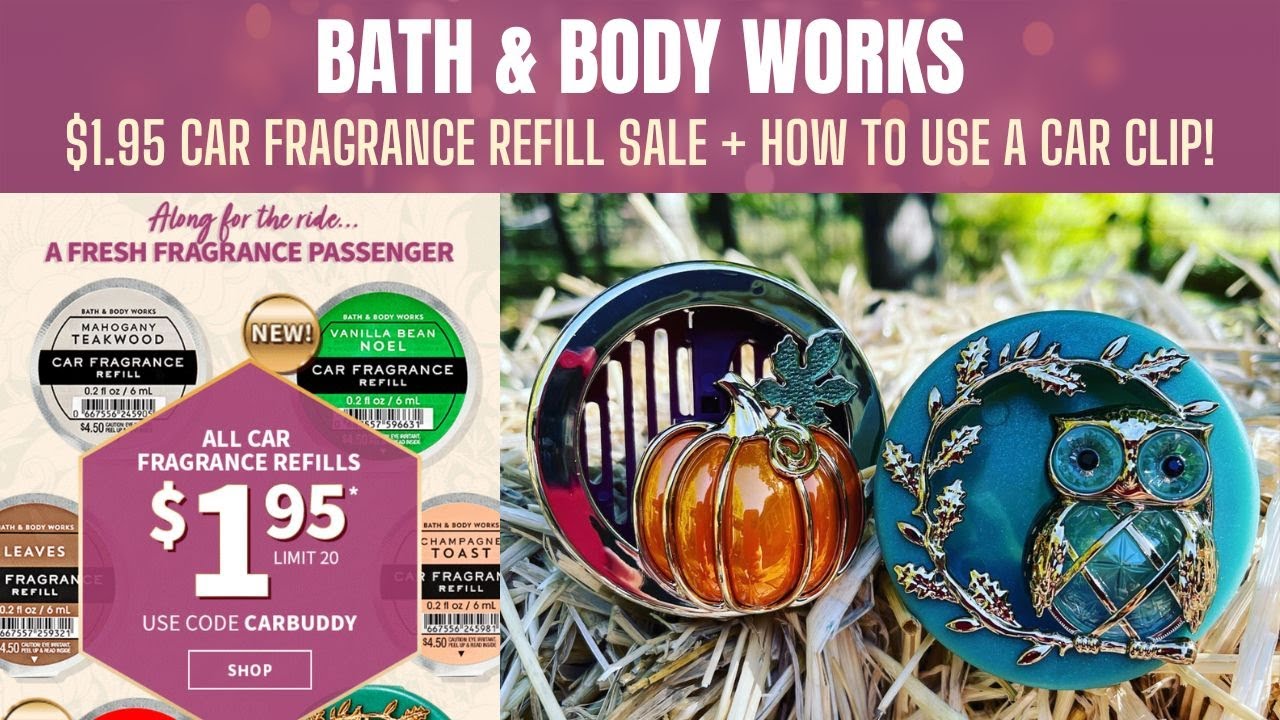 (6) Bath and Body Works MAHOGANY TEAKWOOD Scentportable Car Fragrance  Refills