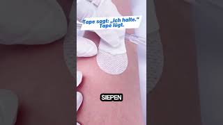 Neuheit – Schlauchfixierpflaster mit innovativem Schmetterlingsverschluss