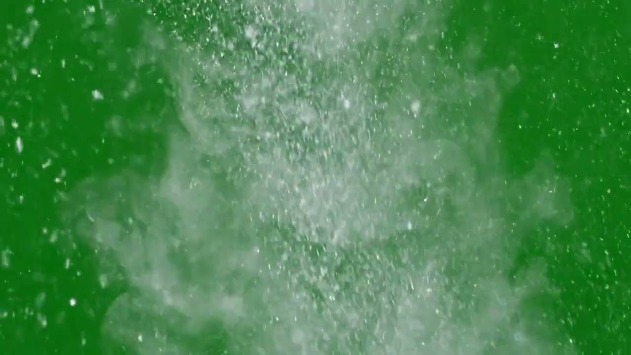 Floating Snow Mist ❄️ Soft Snow Green Screen Overlay (Loop) 05