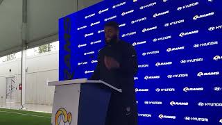 Los Angeles Rams OLB Jared Verse Talks Tampa Bay Buccaneers Offense