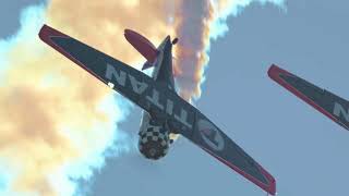 T-6 Texans - Team Titan Stuart - 4K HDR Stabilized - Stuart Airshow 4K