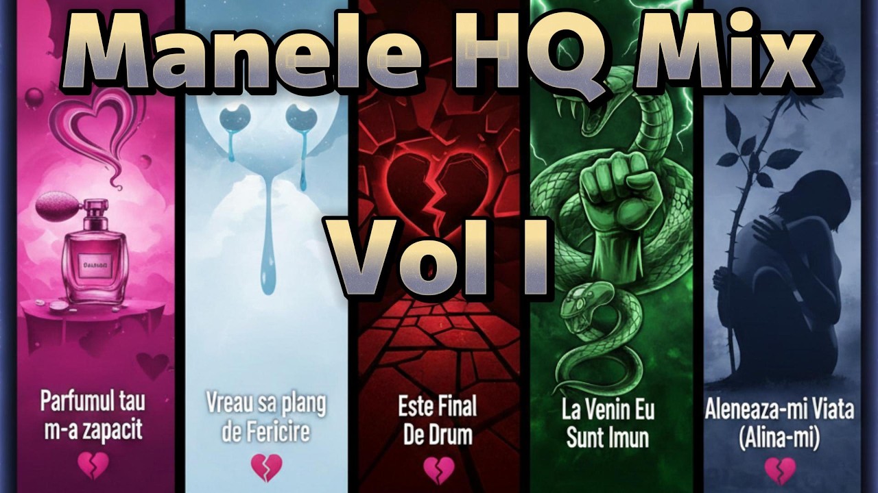 Manele HQ Mix Vol. 1 💎 От любви к мести (Топ-5 песен)