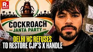 BREAKING: Delhi HC Refuses To Restore Deepstate Dipke's Cockroach Janta Party's X Handle