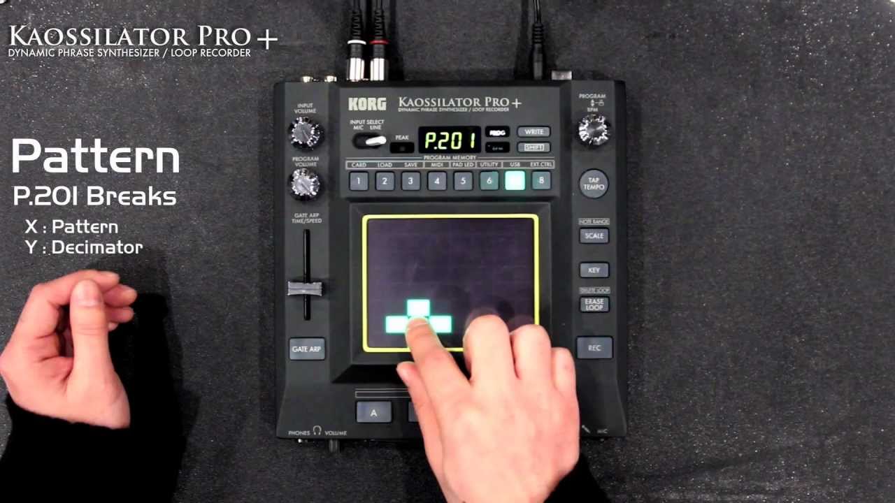 Features   KAOSSILATOR PRO+   DYNAMIC PHRASE SYNTHESIZER/LOOP