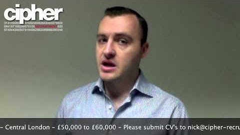 Decision Science Analyst - London - £50,000 to £60,000 - May 2013