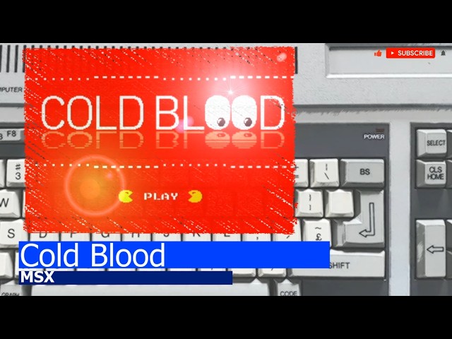 FLEX / COLD BLOOD 希少な初回盤誤植CD　32MD-1066 MSX -=Cold Blood=- - YouTube
