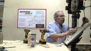 Railing Hardware Installation, Spring-Bolts For 90 Degree Joints HD