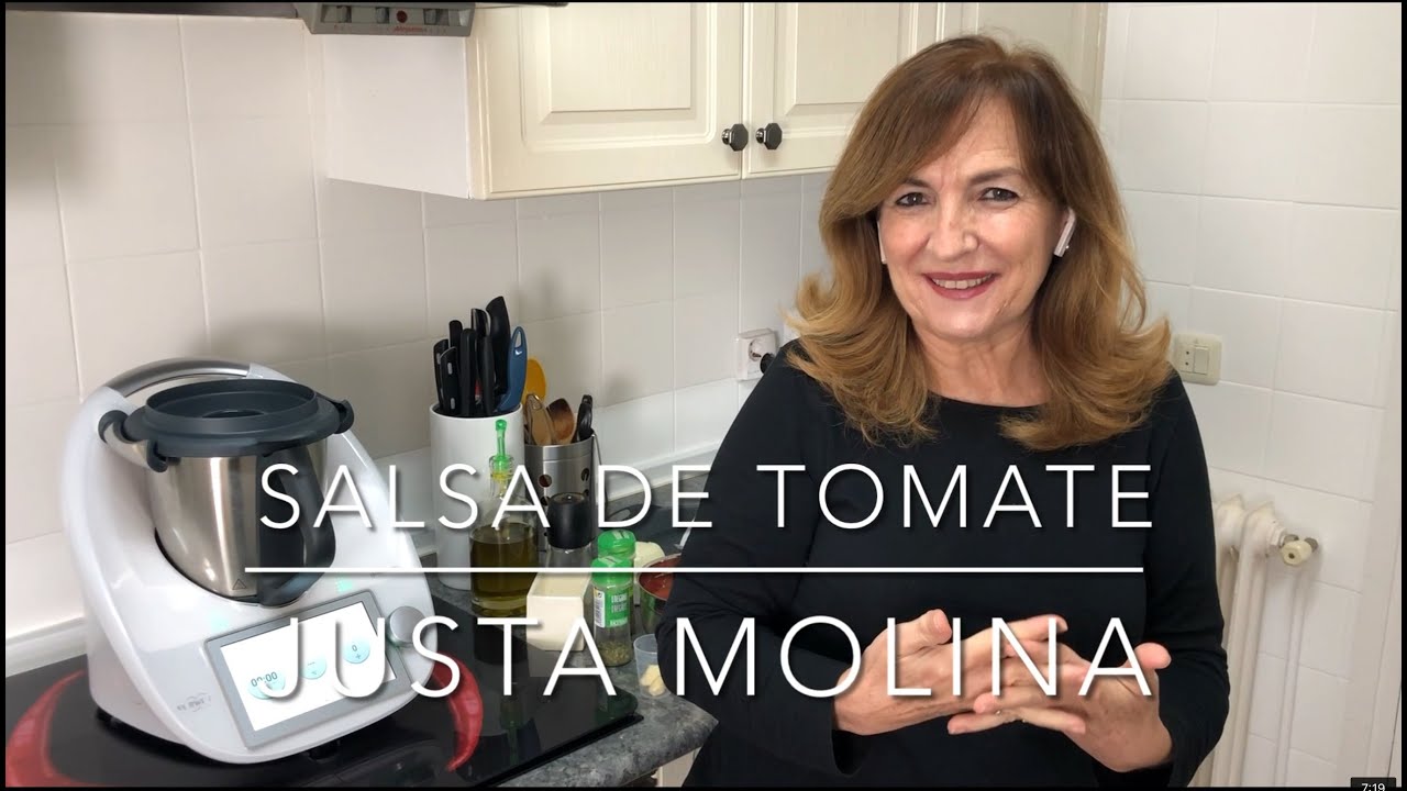 Salsa de tomate con Thermomix / Justa Molina                         #JustaMolina