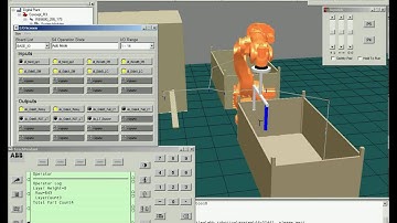ABB Robot Studio simulation