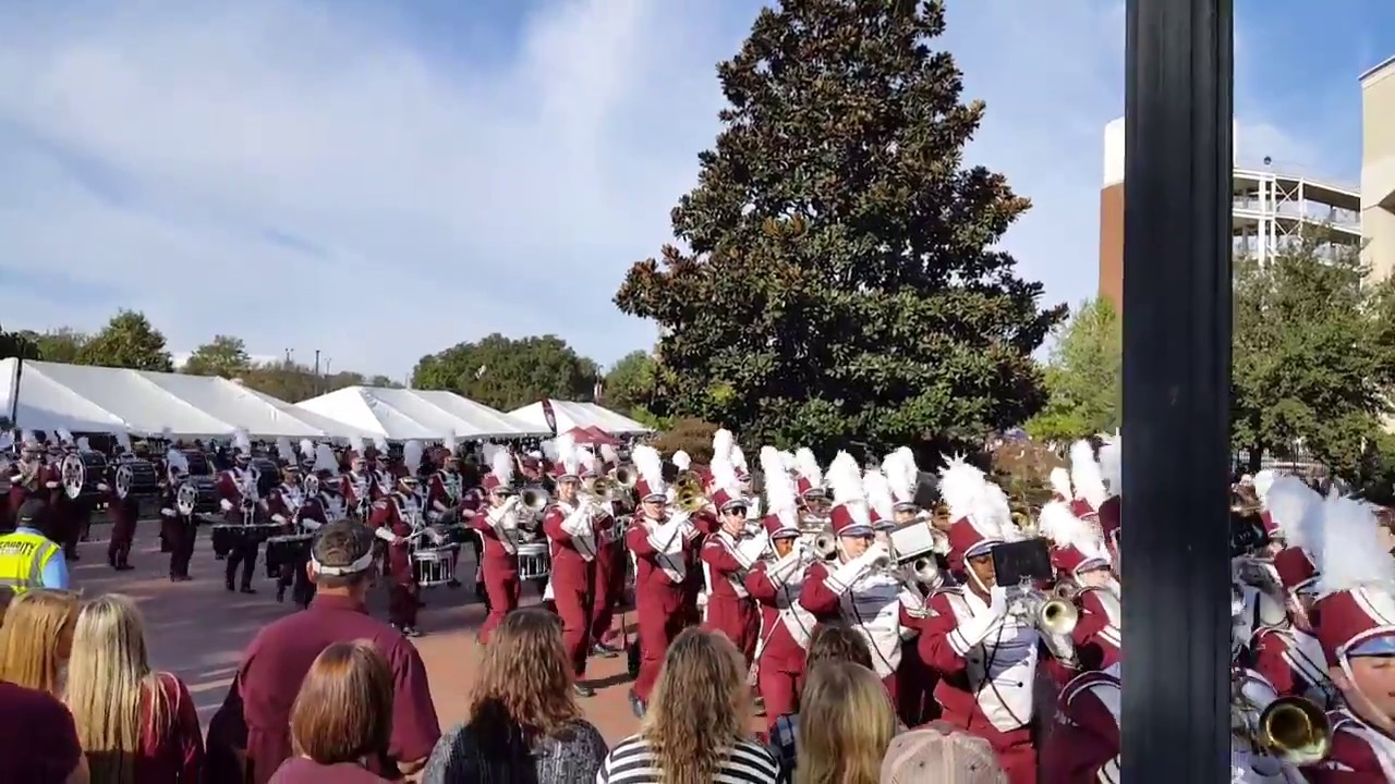 Mississippi State University Marching band stadium 2017 Texax A&M game
