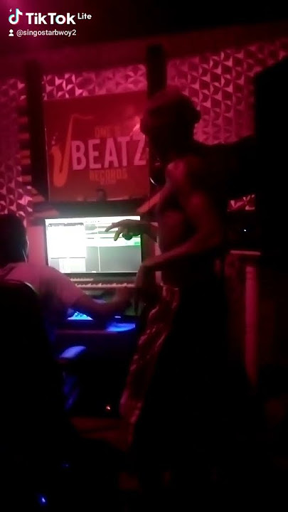 singo starboy in the studio recording buk ki kalam