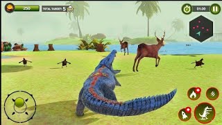 Hungry Crocodile Attack SimulatorWild Animal Shooting & Hunting #games #android #viralvideo #foryou screenshot 5