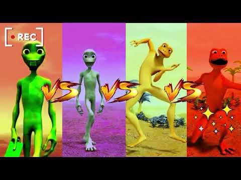 Funny Green Allien Dance VS Dame tu Cosita VS Patila