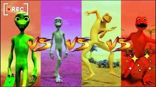 Funny Green Allien Dance VS Dame tu Cosita VS Patila